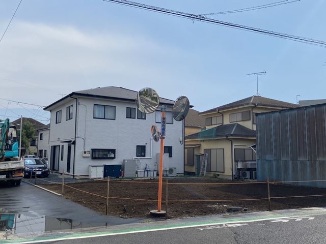 外壁石綿除去工事・木造2階建て解体工事(東京都昭島市郷地町)　工事後の様子です。